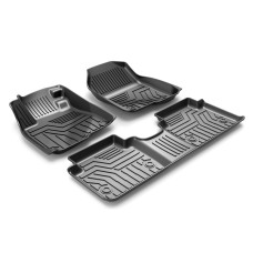 [US Warehouse] 3D TPE All Weather Car Floor Mats Liners for Honda CRV 2017-2020 (1st & 2nd Rows)